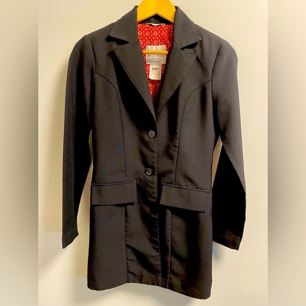 3/$20 Le Chateau Black Blazer Size 5 Jacket - Picture 6 of 9